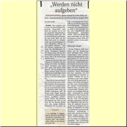 2014 08-02 Werden nicht aufgeben